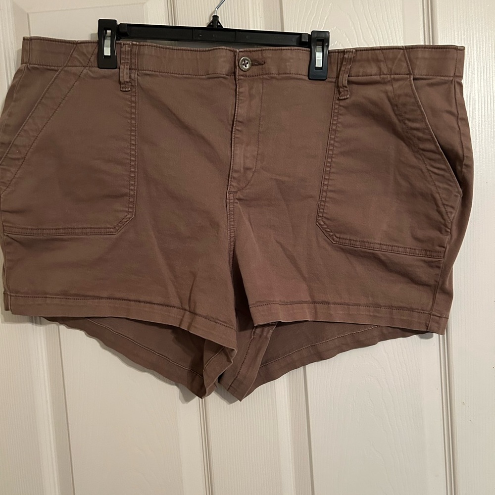Torrid Brown Cargo Shorts for Women Size 26
